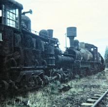 July 24th 1961 - Feather River Shortline Railroad, Quincy, CA, Taken by Bill Penland